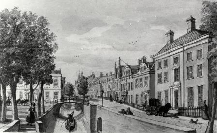 Janskerkhof 13, rond 1770 (collectie Het Utrechts Archief)