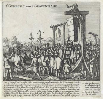 Doodskist van Ledenberch aan de galg, gilles van ledenberg