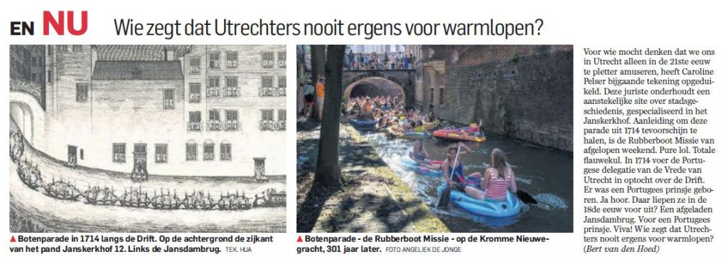 Rubberboot Missie in AD Utrecht 13082015