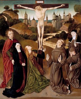 Kruisdood van Christus met de stigmatisatie van Franciscus, ca. 1450, Museum Catharijneconvent, Utrecht, van os