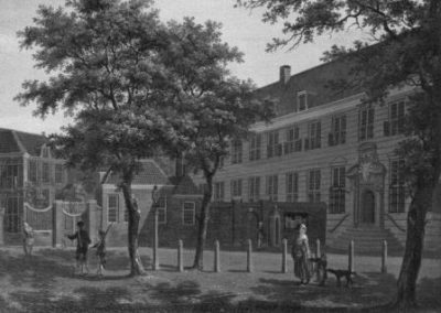 Statenkamer, 1779 (detail uit fotoreproductie van schilderij Isaac Ouwater)