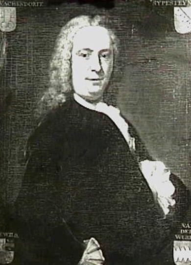 Portret van Evert van Wachendorff (1712-1775), 1763